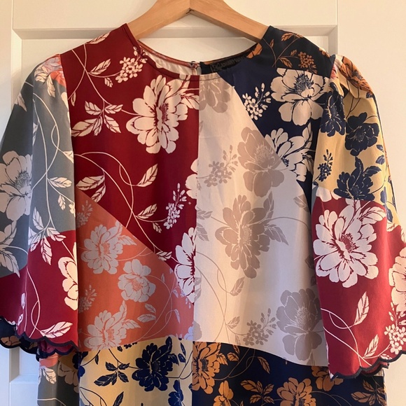 Johnny Was Jade Silk Blouse size S - Picture 2 of 3